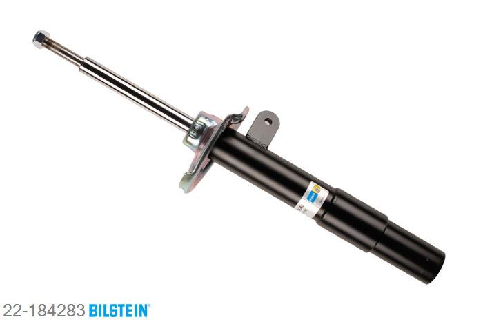 22-184283, Bilstein B4  Gas Schokdemper vooras links, BMW 7 (E65, E66), "3.0,  730 d,  730 i,Li,  730 Ld,  735 i,Li,735i,  740 i,Li,  745 i,Li,  750 i,Li", 11/2001-, with standard chassis, Standaard lengte, geschikt voor gebruik met verlagingsveren tot -30mm