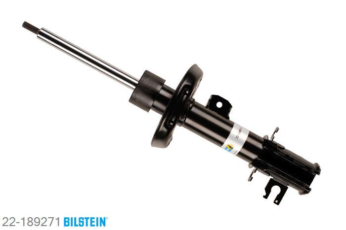 22-189271, Bilstein B4  Gas Schokdemper vooras links, Citroen NEMO Box (AA_), 1.4,  1.4 HDi, 02/2008-, Standaard lengte, geschikt voor gebruik met verlagingsveren tot -30mm