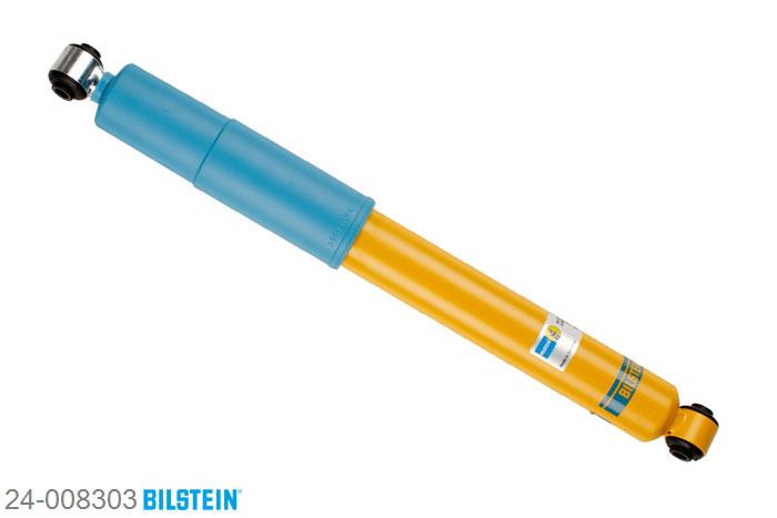 24-008303, Bilstein B6  Sport Schokdemper achteras, VW TRANSPORTER III Box, "1.6,  1.6 D,  1.6 TD,  1.7 D,  1.9,  2.0,  2.1,2.1 i", 05/1979-07/1992, Standaard lengte, geschikt voor gebruik met verlagingsveren tot -40mm