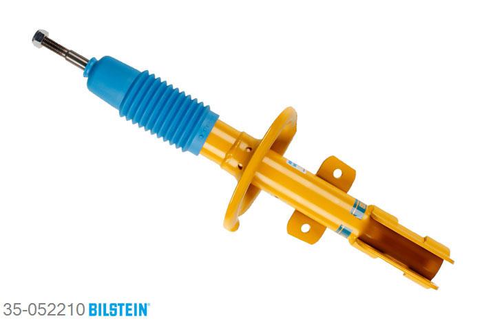 35-052210, Bilstein B6  Sport Schokdemper vooras, Volvo S60, "2.0 T,  2.3 T5,  2.4,  2.4 Bifuel,  2.4 D,2.4 D5,  2.4 T,  2.4 T5,  2.5 T,  T5", 11/2000-04/2010, with standard chassis, without ride height adjustment, Standaard lengte, geschikt voor gebruik met verlagingsveren tot -40mm