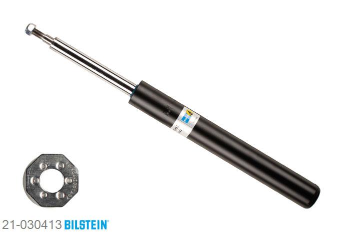 21-030413, Bilstein B4  Gas Schokdemper vooras, Opel KADETT E (39_, 49_), 1.2,  1.3 S,  1.6 S,  1.8 i, 09/1984-08/1986, Standaard lengte, geschikt voor gebruik met verlagingsveren tot -30mm