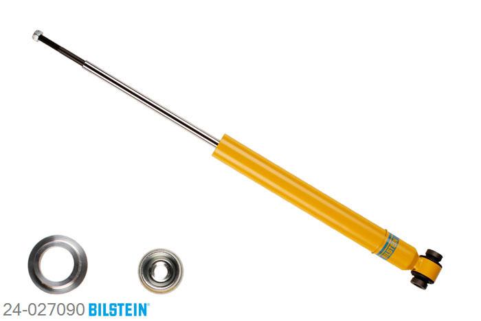 24-027090, Bilstein B8  Sprint - 20mm ingekorte sport Schokdemper achteras, Saab 9-5 Estate (YS3E), 1.9 TiD,  2.2 TiD,  2.3 Turbo, 09/2001-, fixing hole pitches at the front 75 mm Geschikt voor gebruik met verlagingsveren tot -60mm