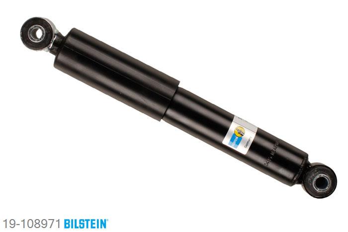 19-108971, Bilstein B4  Gas Schokdemper achteras, Peugeot 206 Saloon, 1.4,  1.6 16V, 03/2007-, without sport chassis, without off-road suspension, Standaard lengte, geschikt voor gebruik met verlagingsveren tot -30mm