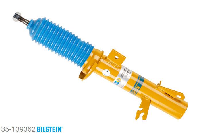 35-139362, Bilstein B6  Sport Schokdemper vooras links, Mini MINI Convertible (R57), "1.6 Cooper,  1.6 Cooper S,  Cooper,  Cooper D,Cooper S,  Cooper SD,  John Cooper Works,One", 03/2008-, with standard chassis, mark: R57, Standaard lengte, geschikt voor gebruik met verlagingsveren tot -40mm