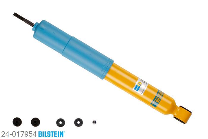 24-017954, Bilstein B6  4600 Schokdemper achteras, Mitsubishi PAJERO CLASSIC (V2_W), "2.5 TD,  3.0 4x4,  3.0 ZR 4x4,  3.2 DI-D 4WD,3.2 DiD 4x4,  3.8 4x4,  3.8 GDi,3.8 GDi 4x4", 06/2002-, without electronic suspension control, Standaard lengte, geschikt voor gebruik met verlagingsveren tot -40mm
