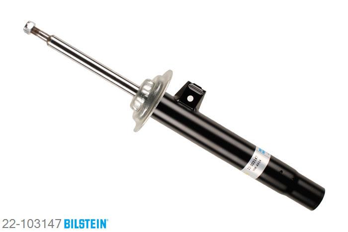 22-103147, Bilstein B4  Gas Schokdemper vooras rechts, BMW 3 Convertible (E46), 318 Ci, 09/2001-, with standard chassis, Standaard lengte, geschikt voor gebruik met verlagingsveren tot -30mm