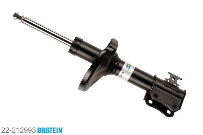 22-212993, Bilstein B4  Gas Schokdemper vooras rechts, Suzuki LIANA (ER), 1.3,  1.4 DDiS,  1.6,  1.6 4WD,  1.8 VVTi, 10/2001-, with standard chassis / Front axle For vehicles without stabilizer, Standaard lengte, geschikt voor gebruik met verlagingsveren tot -30mm