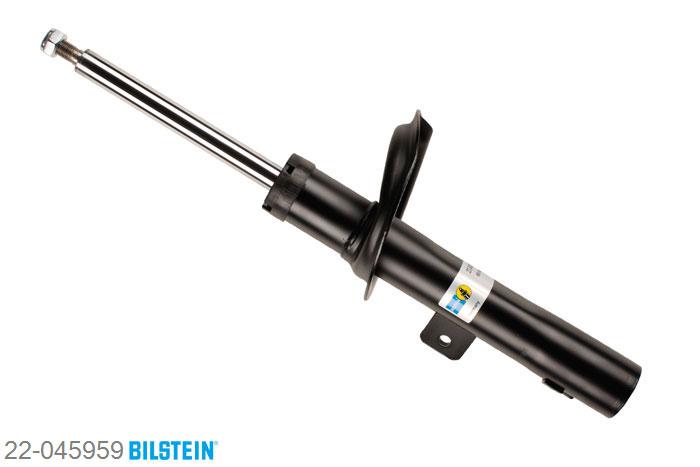 22-045959, Bilstein B4  Gas Schokdemper vooras links, Peugeot 306 (7B, N3, N5), "1.1,  1.4,  1.4 SL,  1.6,  1.6 SR,  1.8,1.8 16V,  1.8 D,  1.8 ST,  1.9 D,  1.9 SLD,1.9 SRDT,  1.9 STD,  2.0,  2.0 HDI 90,2.0 S16,  2.0 ST", 02/1994-05/2001, with off-road suspension, Standaard lengte, geschikt voor gebruik met verlagingsveren tot -30mm
