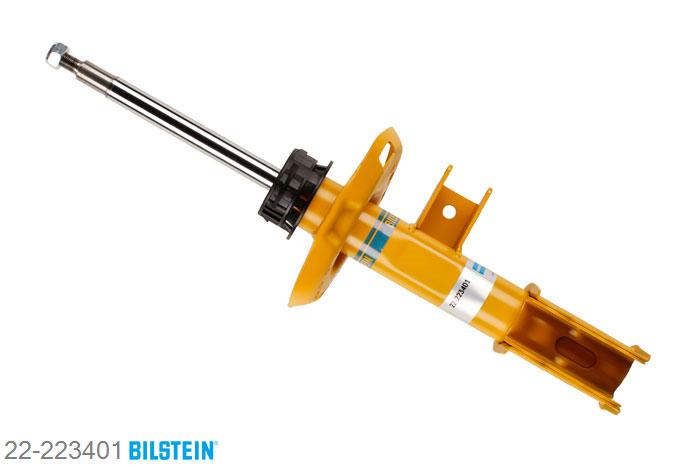22-223401, Bilstein B6  Sport Schokdemper vooras rechts, Mercedes A-CLASS (W176), "A 180,  A 180 CDI,  A 200,  A 200 CDI,A 220 CDI,  A 250", 06/2012-, with standard chassis, Standaard lengte, geschikt voor gebruik met verlagingsveren tot -40mm