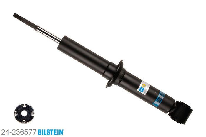 24-236577, Bilstein B4  Gas Schokdemper vooras, Landrover RANGE ROVER SPORT (LS), "2.7 TDVM,  3.0 TD,  3.0 TD V6,  3.6 TD 8,  4.2,4.4,  5.0,  5.0 V8", 02/2005-, without electronic suspension control, not for: ACE, Only in connection with LR 016412, with air suspension, Standaard lengte, geschikt voor gebruik met verlagingsveren tot -30mm
