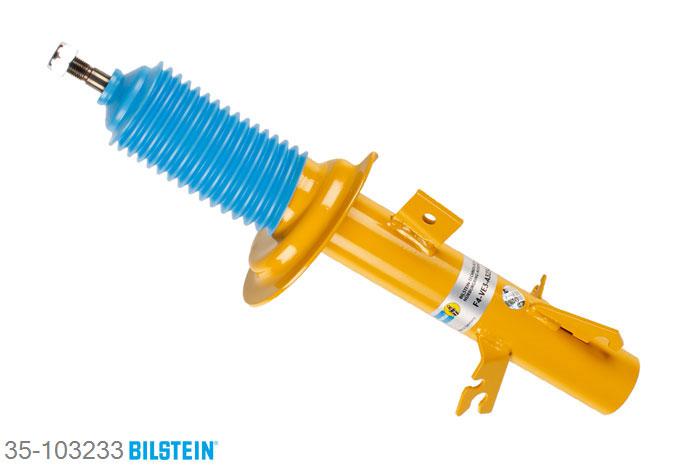 35-103233, Bilstein B8  Sprint - 20mm ingekorte sport Schokdemper vooras links, Mini MINI (R50, R53), 1.6 GLX,  Cooper, 06/2001-09/2006, mark: R50,R53 Geschikt voor gebruik met verlagingsveren tot -60mm