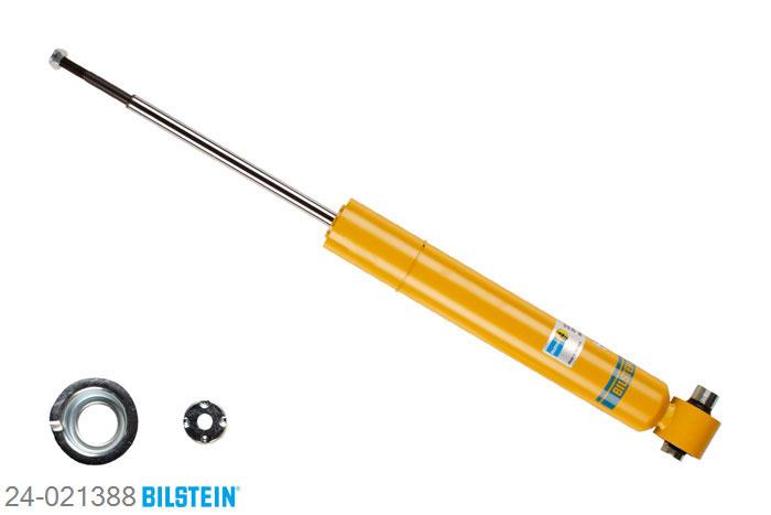 24-021388, Bilstein B6  Sport Schokdemper achteras, BMW 7 (E38), "725 tds,  728 i,iL,  730 d,  730 i,iL,735 i,iL,  740 d,  740 i,iL,  750 i,iL", 12/1994-11/2001, with standard chassis, without EDC, without ride height adjustment, Standaard lengte, geschikt voor gebruik met verlagingsveren tot -40mm