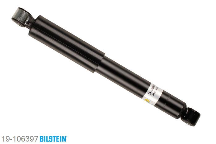 19-106397, Bilstein B4  Gas Schokdemper achteras, VW CADDY II Box (9K9A), "1.4,  1.7 SDI,  1.9 D,  1.9 SDI,  1.9 TDI,60 1.4,  75 1.6", 11/1995-01/2004, Standaard lengte, geschikt voor gebruik met verlagingsveren tot -30mm