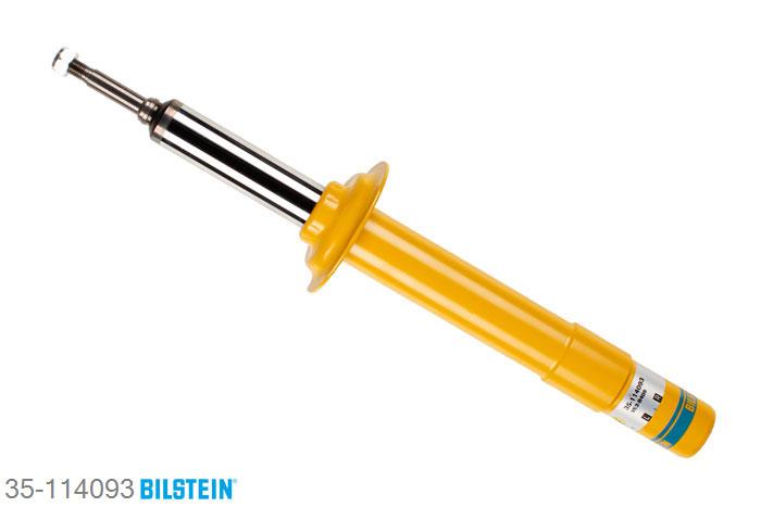 35-114093, Bilstein B8  Sprint - 20mm ingekorte sport Schokdemper vooras, BMW 5 (E39), 535 i,  540 i,  M5, 04/1996-06/2003, with M-technics, without electronic suspension control, without ride height adjustment, without pneumatic suspension Geschikt voor gebruik met verlagingsveren tot -60mm