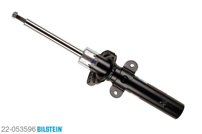 22-053596, Bilstein B4  Gas Schokdemper vooras, Jaguar X-TYPE Estate, 2.0 D,  2.0 V6,  2.2 D,  2.5,  3.0, 11/2003-12/2009, with standard chassis, front wheel drive, Standaard lengte, geschikt voor gebruik met verlagingsveren tot -30mm