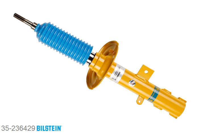 35-236429, Bilstein B6  Sport Schokdemper vooras rechts, Peugeot RCZ, 1.6 16V,  2.0 HDi, 03/2010-, with standard chassis, Standaard lengte, geschikt voor gebruik met verlagingsveren tot -40mm