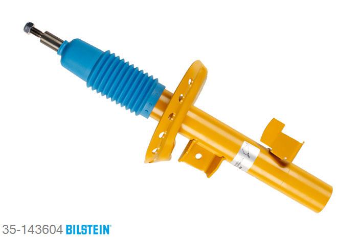 35-143604, Bilstein B6  Sport Schokdemper vooras rechts, Ford S-MAX, "1.6 EcoBoost,  1.6 TDCi,  1.8 TDCi,  2.0,2.0 EcoBoost,  2.0 Flexifuel,  2.0 SCTi,2.0 TDCi,  2.2 TDCi,  2.3,  2.5 ST", 05/2006-, Standaard lengte, geschikt voor gebruik met verlagingsveren tot -40mm