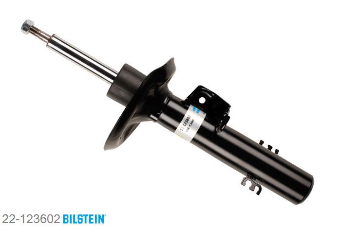 22-123602, Bilstein B4  Gas Schokdemper vooras links, BMW X3 (E83), "2.0 d,  2.0 i,  2.5 i,  2.5 si,  3.0 d,  3.0 i,3.0 sd,  3.0 si,  xDrive18d,  xDrive20d,xDrive20i,  xDrive25i,  xDrive30d,xDrive30i,  xDrive35d", 01/2004-, with standard chassis, Standaard lengte, geschikt voor gebruik met verlagingsveren tot -30mm