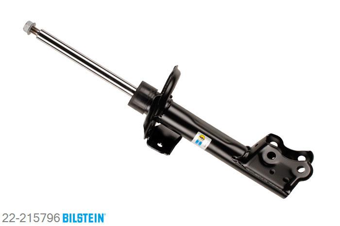 22-215796, Bilstein B4  Gas Schokdemper vooras, Mercedes A-CLASS (W169), "A 150,  A 160,  A 160 CDI,  A 170,  A 180,A 180 CDI,  A 200,  A 200 CDI,  A 200 TURBO", 09/2004-06/2012, with sports suspension, mark: 486, Standaard lengte, geschikt voor gebruik met verlagingsveren tot -30mm