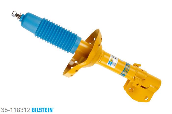 35-118312, Bilstein B6  Sport Schokdemper vooras rechts, Subaru LEGACY IV, "2.0,  2.0 D,  2.0 Turbo AWD,  2.5,2.5 STI AWD,  2.5 T AWD,  3.0", 09/2003-, Standaard lengte, geschikt voor gebruik met verlagingsveren tot -40mm