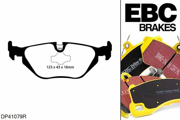 DP41079R, VW  MF 25, 2.5 MF 25, EBC Yellowstuff remblokken set achteras