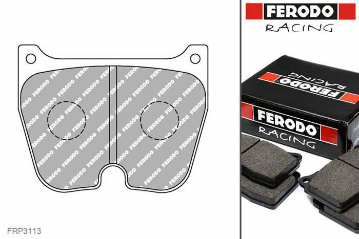 FRP3113H, Ferodo DS2500 remblokken Vooras, Ford, Focus I (DAW, DBW), WRC specs (asphalt spec), 223kW/303pk, Bouwj. okt-98 - dec-07, BREMBO remklauw vooras, 8-pot