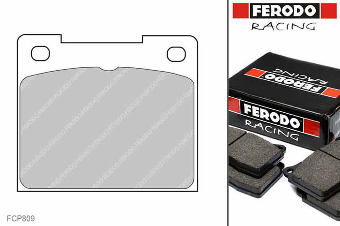 FCP809R, Ferodo DS3000 remblokken Achteras, Citroen DS3 R3 race, 1.6 THP PSA, 156kW/212pk, Bouwj. jan-13 -, LUCAS/TRW remklauw achteras, 2 piston caliper:300x8mm discs