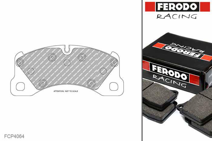 FCP4064H, Ferodo DS2500 remblokken Vooras, Porsche, Cayenne (955), 3.2, 184kW/250pk, Bouwj. okt-03 -, BREMBO remklauw vooras, "19"""