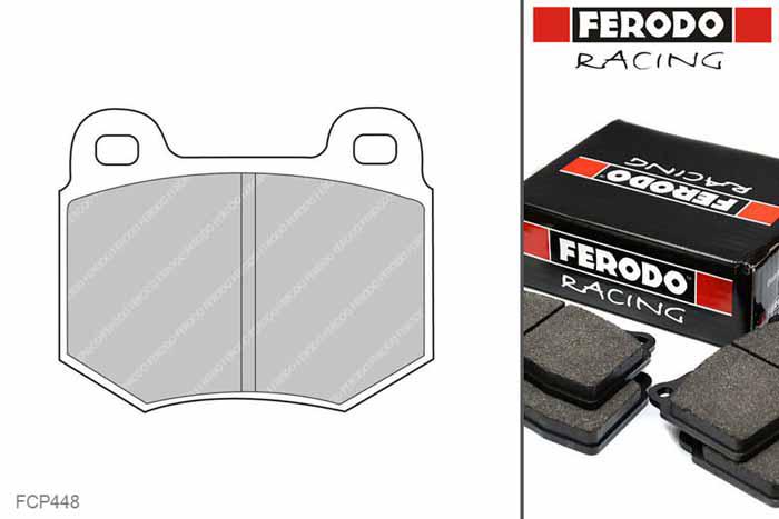 FCP448R, Ferodo DS3000 remblokken Vooras, Opel Kadett (C), 1.9 i, /, Bouwj. jan-75 - jul-79, ATE remklauw vooras