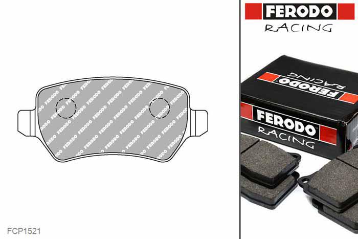 FCP1521H, Ferodo DS2500 remblokken Achteras, Opel ASTRA G Saloon (F69_), 1.7 TD 50kW/68pk, Bouwj. sep-98 - aug-00, LUCAS/TRW remklauw achteras