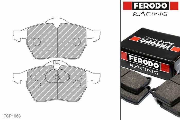 FCP1068H, Ferodo DS2500 remblokken Vooras, Opel, ASTRA G Convertible (F67), 2.0 16V Turbo, 147kW/200pk, Bouwj. nov-02 - okt-05, ATE remklauw vooras