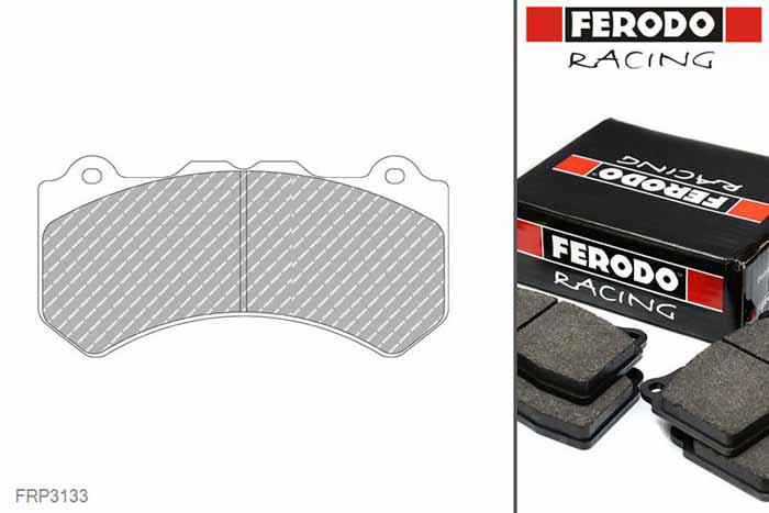 FRP3133H, Ferodo DS2500 remblokken Vooras, Audi S/RS, A6 (4F2, C6), RS6 quattro, 426kW/579pk, Bouwj. sep-08 - mrt-11, BREMBO remklauw vooras