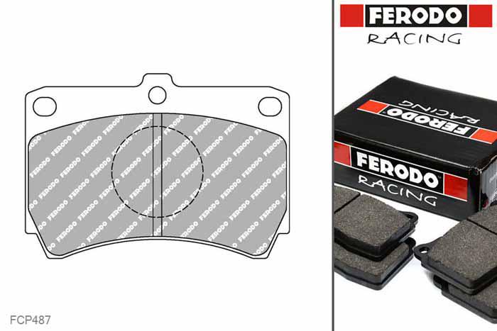 FCP487R, Ferodo DS3000 remblokken Vooras, Mazda MX-3, 1.6 Coupe (EC13) 16V, 66, 81kW/, Bouwj. sep-91 - okt-93, SUMITOMO remklauw vooras