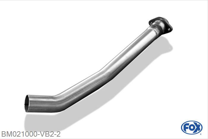 BM021000-VB2, BMW E36 320/ 323 2.0l 110kW 2.5l 120/125kW, Verbindingsbuis zum Einddemper Geheel RVS