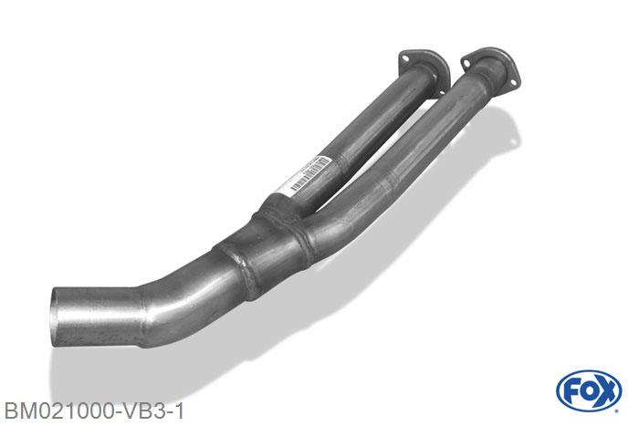 BM021000-VB3, BMW E36 325/ 328 2.5l 141kW 2.8l 142kW, Verbindingsbuis zum Einddemper Geheel RVS