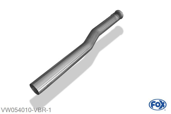 VW054010-VBR, VW Golf V GTI/ Eos 1F 2.0l FSI Turbo 147/155/169kW, Verbindingsbuis Middendemper/KAT - Buisdiameter: 70mm 70mm Buisdiameter Geheel RVS