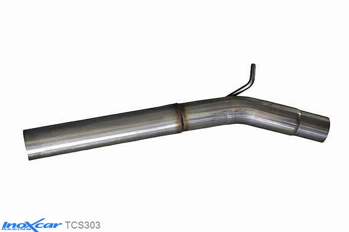 IX TCS303, Audi A3 (8V) SPORTBACK S3 2.0i TFSI (300PK), 2013-, Inoxcar Direct central pipe Stainless steel, Without E.E.C. homologation