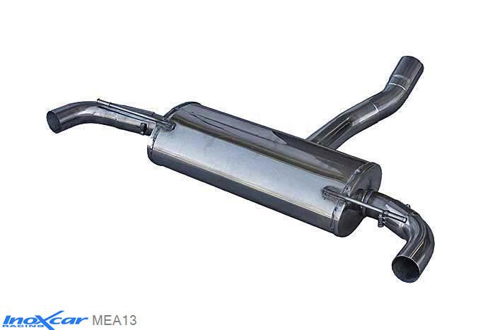 IX MEA13, Mercedes A-Class (W176) 45 AMG 2.0 (360PK), 2013-, Inoxcar Rear silencer Left and Right Stainless steel