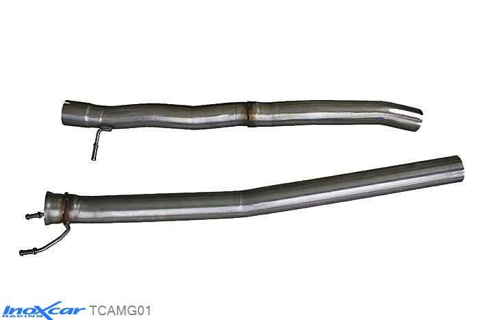 IX TCAMG01, Mercedes A-Class (W176) 45 AMG 2.0 (360PK), 2013-, Inoxcar Direct central pipe Stainless steel, Without E.E.C. homologation