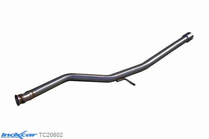 IX TC20602, Peugeot 206 GT WRC (135PK), Inoxcar Direct central pipe Stainless steel, Without E.E.C. homologation