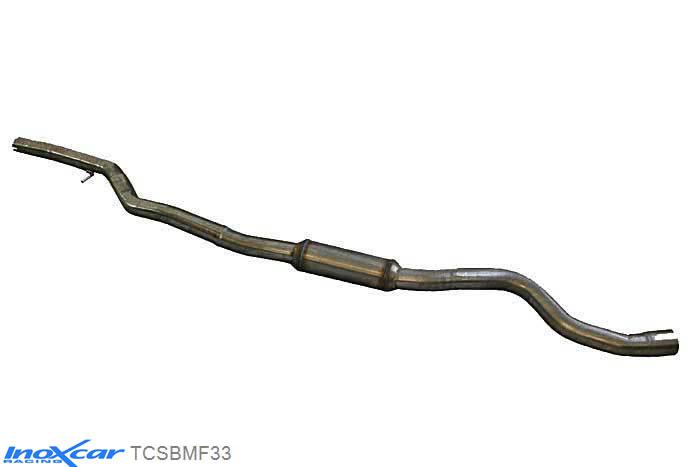 IX TCSBMF33, BMW 4 serie (F32/F33/F36) 428i X-DRIVE 2.0 (245PK) incl. CABRIO, Inoxcar Central pipe with silencer Stainless steel, Without E.E.C. homologation