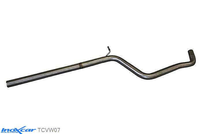 IX TCVW07, VW Golf VII 2.0 GTD (184PK) 2013-  , Diameter 55mm, Inoxcar Direct central pipe Stainless steel, Without E.E.C. homologation
