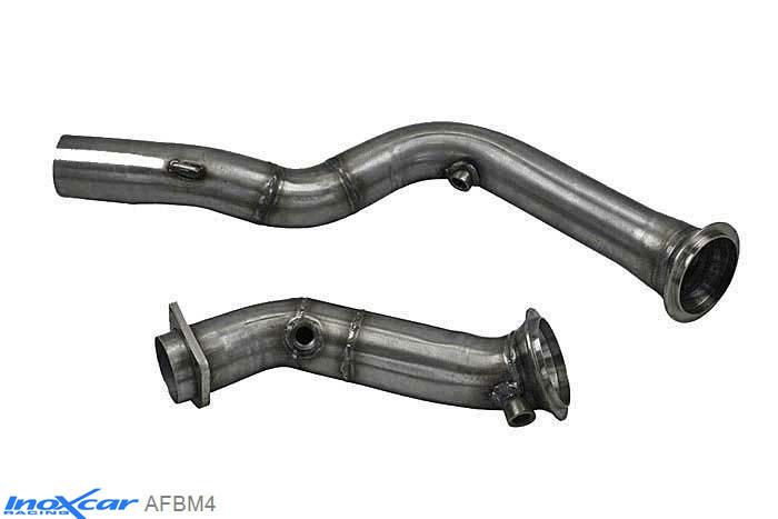 IX AFBM4, BMW M4 (F82/F83) M4 Coupe 3.0 (431PK) 2013-, Inoxcar KIT TUBI TURBINA Stainless steel, Without E.E.C. homologation