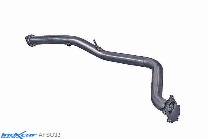 IX AFSU33, Subaru Impreza (G4) 2.5 T WRX-STI MY15, (300PK) 2014, Inoxcar Catalyst replacement pipe Stainless steel, Without E.E.C. homologation