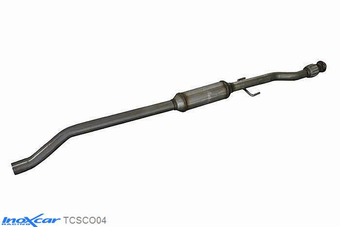 IX TCSCO04, Mini Mini (R56) 1.6 S (184PK) 2011, diameter 55mm, (Type R56), Inoxcar Central pipe with silencer (FLEX) Stainless steel, With E.E.C. homologation