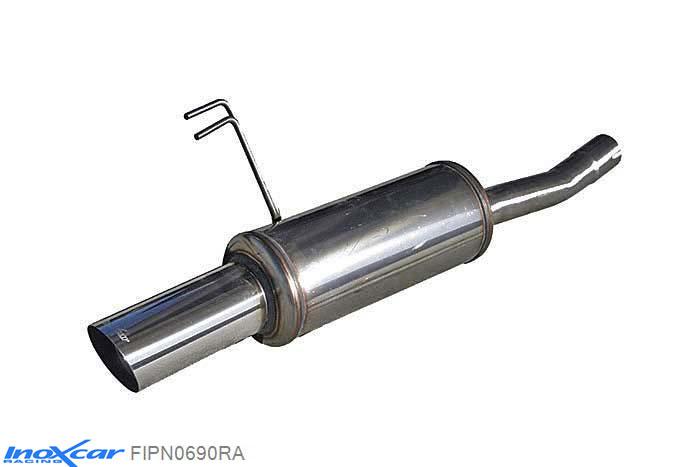 IX FIPN0690RA, Fiat Punto I (176) 1.4 GT TURBO (131PK) -1999 Diameter 54mm, Inoxcar Rear silencer 1X90 RALLY Stainless steel, With E.E.C. homologation