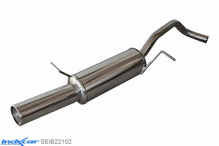 IX SEIB22102, Seat Ibiza V (6J) 1.2 Tsi (105PK) 2011-, Inoxcar Rear silencer 1X102mm Stainless steel