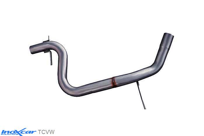 IX TCVW, VW Golf V 2.0 16V TFSI GTI (200PK-230PK) 2004- Diameter 65mm, Inoxcar Direct central pipe Stainless steel, Without E.E.C. homologation