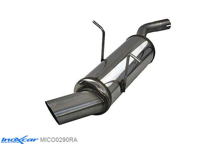 IX MICO0290RA, Mini Mini (R50/R53) 1.6 (115PK) 2001-2006 Diameter 50mm, (Type R50), Inoxcar Rear silencer 1X90 RALLY Stainless steel, With E.E.C. homologation
