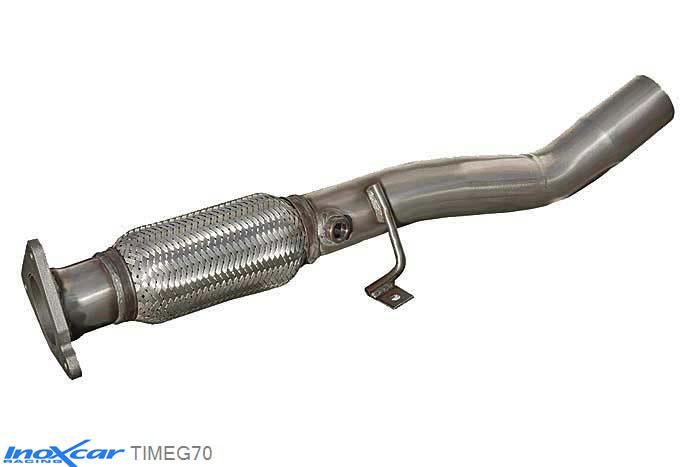 IX TIMEG70, Renault Megane III (Z) 2.0 TURBO RS 250 (250PK) 2010- / 2.0 TURBO RS TROPHY (265PK) 2012-, Inoxcar TI (1 componente) Stainless steel, Without E.E.C. homologation